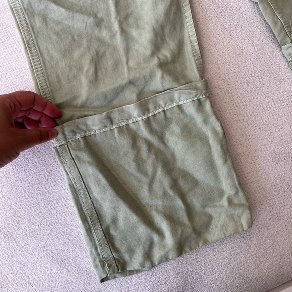 NWT ZARA Tokyo Trouser Linen Blend High Waist S - Picture 3 of 11